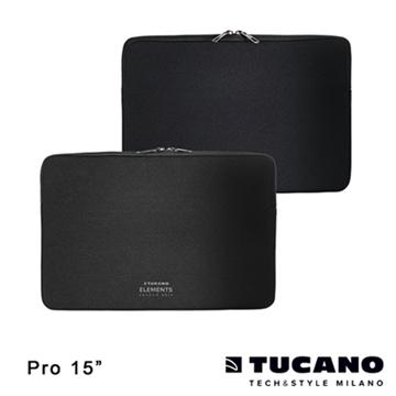 【15'】Tucano ELEMENTS防震內袋MacBook Pro專用-黑 BF-E-MB15