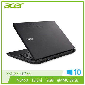 ACER ES1-332-C4E5 筆記型電腦(黑) ES1-332-C4E5