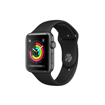 【42mm】Apple Watch S3 太空灰鋁金屬/黑色運動錶帶 MQL12TA/A