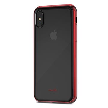 【iPhone X】Moshi Vitros 超薄透亮背殼 - 焰紅 99MO103321