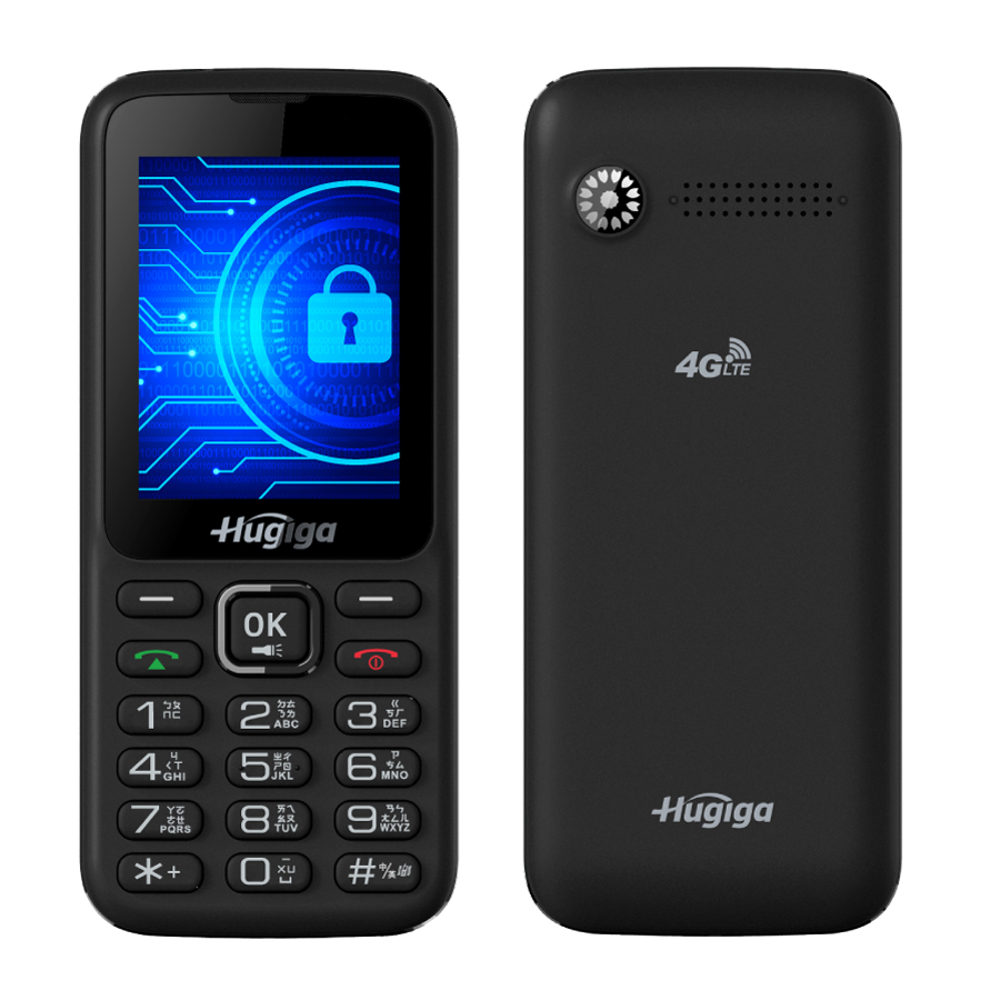 hugiga e23 4g直立式资安手机 - 黑色 e23黑