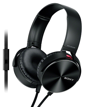 SONY MDR-XB450AP 重低音耳罩式耳机(黑)(